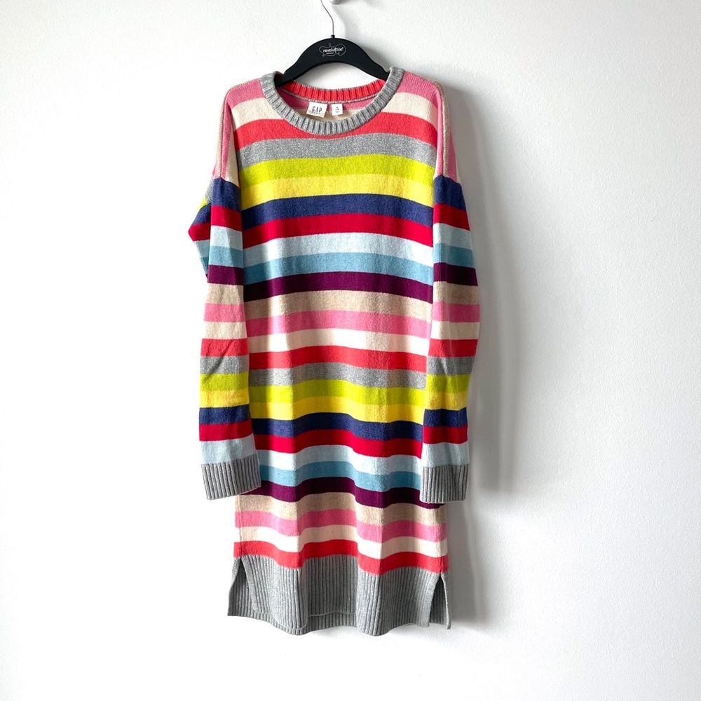 Gap Soft Striped Sweater Dress sz XL 12